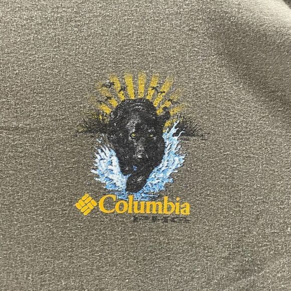 Columbia PHG Shirt Adult XLT Green Short Sleeve Lab Hunting Outdoors Mens Logo - Picture 7 of 10
